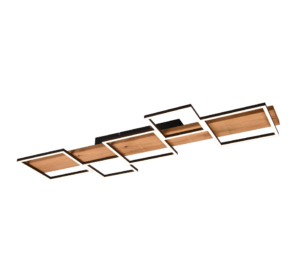 Φωτιστικό Οροφής Trio Lighting HARPER  LED, 42W · 5700lm, 3000K Μαύρο Ματ Μεταλλικό, Step Dimmable – 622910532
