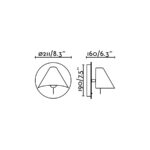 Faro Barcelona NOON Επιτοίχιο Φωτιστικό Ανάγνωσης Λευκού Χρώματος- 62355