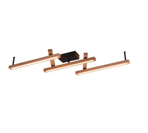 Φωτιστικό Οροφής Trio Lighting  LED 36W Ξύλο Φυσικό Ξύλο Dimmable 4200lm  2700 – 6000K – 626410530