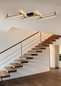 Φωτιστικό Οροφής Trio Lighting  LED 36W Ξύλο Φυσικό Ξύλο Dimmable 4200lm  2700 – 6000K – 626410530