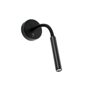 Faro Barcelona KALE Επιτοίχιο Φωτιστικό με Εύκαμπτο βραχίονα Μαύρου Χρώματος – 62703