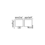 Faro Barcelona SAHARA Επιτοίχιο Φωτιστικό Λευκού Χρώματος – 62706