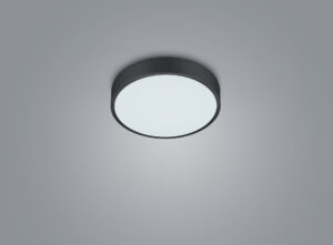 Φωτιστικό Οροφής Trio Lighting WACO   LED, 28W · 1x 3200lm, 2300+3000+4000K Μαύρο Ματ Μεταλλικό   – 627413032