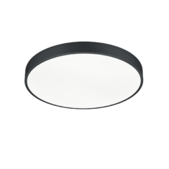 Φωτιστικό Οροφής Trio Lighting WACO  LED, 52,5W · 6200lm, 2300+3000+4000K Μαύρο Ματ Μεταλλικό, Step Dimmable – 627415032