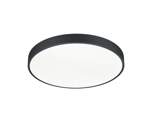 Φωτιστικό Οροφής Trio Lighting WACO  LED, 52,5W · 6200lm, 2300+3000+4000K Μαύρο Ματ Μεταλλικό, Step Dimmable – 627415032