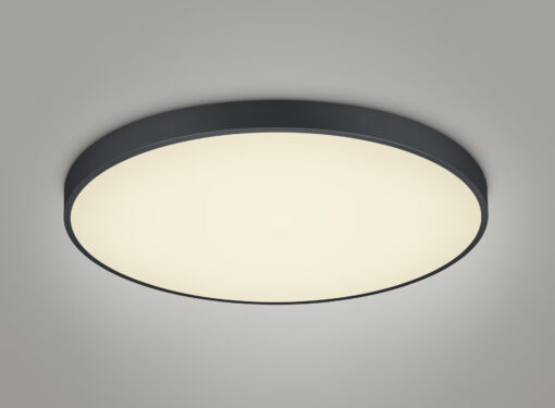 Φωτιστικό Οροφής Trio Lighting WACO 2x SMD LED, 51W · 2400lm, 2300+3000+4000K Μαύρο Ματ Μεταλλικό, Step Dimmable – 627417532