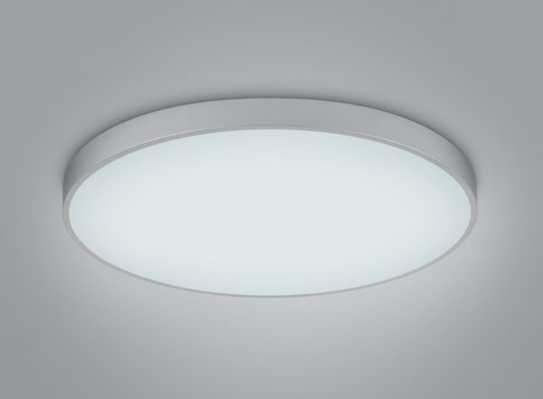 Φωτιστικό Οροφής Trio Lighting WACO 2x SMD LED, 51W · 12400lm, 2300+3000+4000K Τιτάνιο Μεταλλικό, Step Dimmable – 627417587