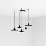 Faro Barcelona LANG Κρεμαστό Φωτιστικό Μαύρου Χρώματος 5xE27- 62804-5L