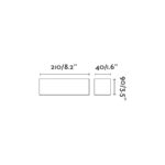 Faro Barcelona NASH Επιτοίχιο φωτιστικό σε Μαύρο Χρώμα LED 8W 3000Κ – 62821