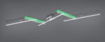 Φωτιστικό Οροφής Trio Lighting  LED 22W Νίκελ Ματ Μεταλλικό Dimmable 2600lm  RGB+2700-6500K με Τηλεχειριστήριο – 628410507