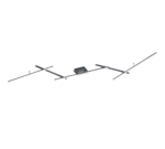 Φωτιστικό Οροφής Trio Lighting  LED 22W Μαύρο Ματ Μεταλλικό Dimmable 2600lm  RGB+2700-6500K – 628410532