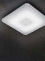 Φωτιστικό Οροφής Trio Lighting LED 21,5W  Λευκό Ακρυλικό Dimmable 2400lm 3000 – 5500K  628613001