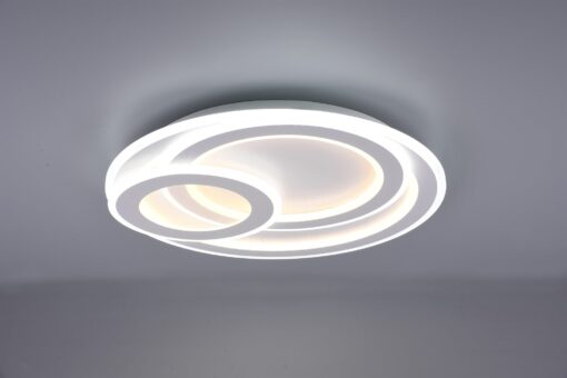 Φωτιστικό Οροφής Trio Lighting MITA LED 74W 9000lm 2700-6000K Λευκό Ματ με Τηλεχειριστήριο – 629210331