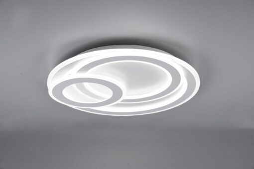 Φωτιστικό Οροφής Trio Lighting MITA LED 74W 9000lm 2700-6000K Λευκό Ματ με Τηλεχειριστήριο – 629210331