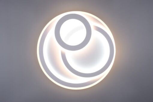 Φωτιστικό Οροφής Trio Lighting MITA LED 74W 9000lm 2700-6000K Λευκό Ματ με Τηλεχειριστήριο – 629210331
