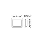Faro Barcelona DIULA-2 Επιτοίχιο Φωτιστικό, Νίκελ Χρώματος 2XE27 60W- 62986