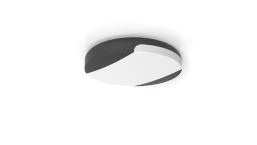 Lutec Sweep Φωτιστικό Οροφής Εξωτερικού Χώρου Ceiling Cct Σκούρο Γκρι LED 23.5W 1600lm 3000/4000K Step Dimmable IP54 – 6303401118