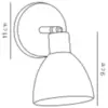Nordlux Ray Φωτιστικό Τοίχου  Νικελ  E14  Γυάλινο/Μεταλλικό –  63191033