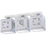 Ango MoonLight Gray τρίφωτο οροφής ράγας (63233NE)