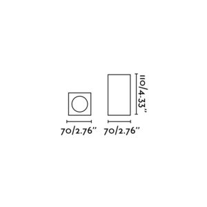 Faro Barcelona SVEN SQ Φωτιστικό Οροφής από Γύψο Λευκού Χρώματος – 63269