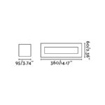 Faro Barcelona OLAF Επιτοίχιο Φωτιστικό Λευκού Χρώματος 2XE14 40W- 63278