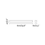 NILO-1 CHROME WALL LAMP LED 12W 3000K FARO – 63316