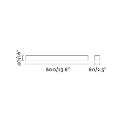 NILO-1 CHROME WALL LAMP LED 12W 3000K FARO – 63316
