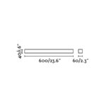 NILO-1 CHROME WALL LAMP LED 12W 3000K FARO – 63318