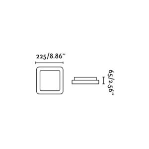 Faro Barcelona IRIS-1 Φωτιστικό Οροφής, Χρώματος Σατεν Νικέλιο, LED 15W 3000K  – 63393