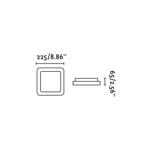 Faro Barcelona IRIS-1 Φωτιστικό Οροφής, Χρώματος Σατεν Νικέλιο, LED 15W 3000K  – 63393