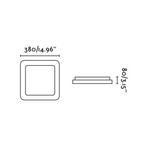 Faro Barcelona IRIS-3 Φωτιστικό Οροφής, Χρώμα Σατέν Νικέλιο, LED 30W 3000K  – 63395