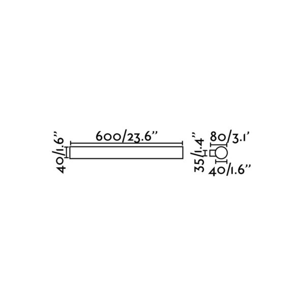 Faro Barcelona VOLGA Επιτοίχιο Φωτιστικό Χρωμίου LED 8W 3000K FARO – 63508