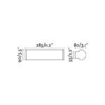 Faro Barcelona DANUBIO Επιτοίχιο Φωτιστικό Μπρονζέ Χρώματος LED 9W 2700K- 63603