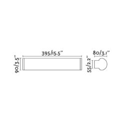Faro Barcelona DANUBIO WALL LAMP BRONZE LED 12W 2700K FARO – 63604