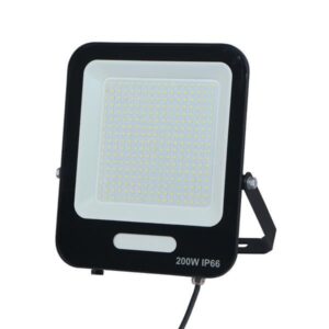 ΠΡΟΒΟΛΕΑΣ LED SMD 200W ΜΑΥΡΟΣ IP66 4000K PLUS EUROLAMP – 147-69022