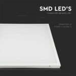 LED Πάνελ Τετράγωνο 2 σε 1 Επιφανειακό – Χωνευτό 36W V-TAC 60 x 60 cm Φυσικό 4000K – 638011