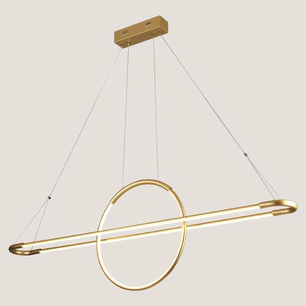 ΦΩΤΙΣΤΙΚΟ ΚΡΕΜΑΣΤΟ ΓΡΑΜΜΙΚΟ LED 45W 3000Κ ΧΡΥΣΟ EUROLAMP 144-16002