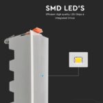 LED Panel Γραμμικό 10W 6400K Ψυχρό Λευκό με Λευκό Σώμα V-TAC – 6412