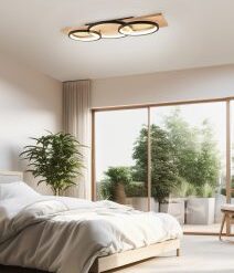 Φωτιστικό Οροφής Trio Lighting LED 40W 3000K Μαύρου Χρώματος Step Dimmable – 641110332