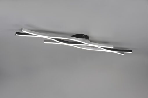 Φωτιστικό Οροφής Trio Lighting BLAZE LED 35W 4300lm 2300+3000+4000K Βουρτσισμένο Αλουμίνιο Step Dimmable – 641210305