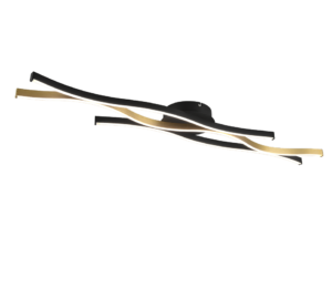 Φωτιστικό Οροφής Trio Lighting BLAZE , 35W · 4300lm, 2300+3000+4000K Ορείχαλκος Ματ Μεταλλικό, Step Dimmable – 641210308