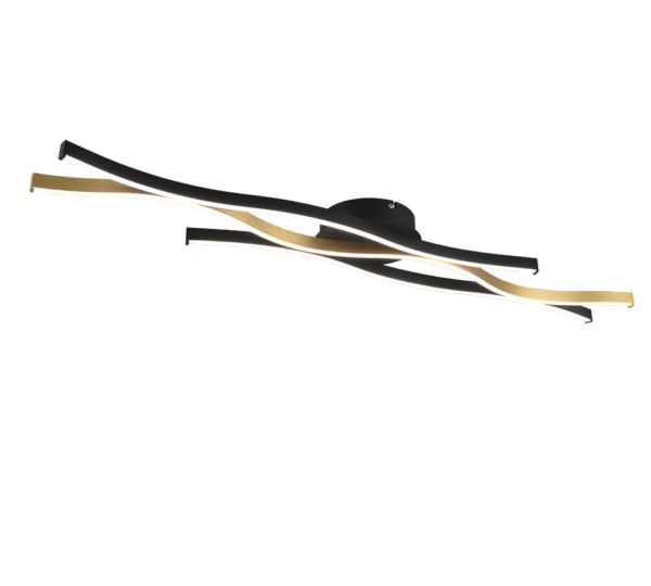 Φωτιστικό Οροφής Trio Lighting BLAZE , 35W · 4300lm, 2300+3000+4000K Ορείχαλκος Ματ Μεταλλικό, Step Dimmable – 641210308