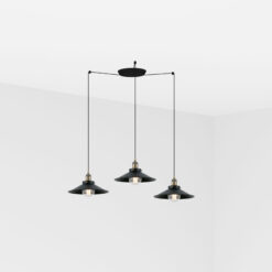 Faro Barcelona MARLIN Κρεμαστό Φωτιστικό Μαύρου Χρώματος 1XE27 60W 3L – 64133-3L