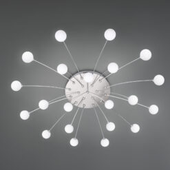 Φωτιστικό Οροφής Trio Lighting BULLET 2, 1,5W · 3570lm, 3000K Νίκελ Ματ Μεταλλικό, Step Dimmable – 641412107