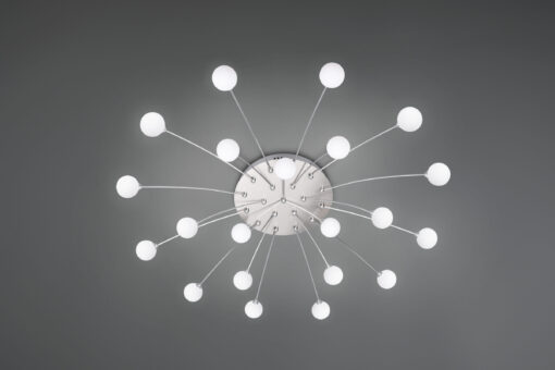 Φωτιστικό Οροφής Trio Lighting BULLET 2, 1,5W · 3570lm, 3000K Νίκελ Ματ Μεταλλικό, Step Dimmable – 641412107