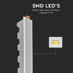 LED Panel Γραμμικό 20W 6400K Ψυχρό Λευκό με Λευκό Σώμα V-TAC – 6415