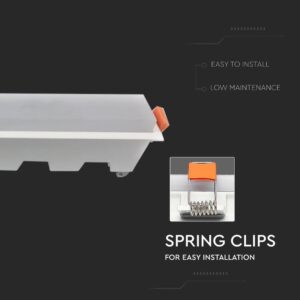 LED Panel Γραμμικό 20W 6400K Ψυχρό Λευκό με Λευκό Σώμα V-TAC – 6415