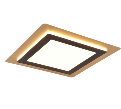 Φωτιστικό Οροφής Trio Lighting LED 46W 2700K Μαύρου Χρυσού Χρώματος – 641510280