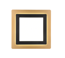 Φωτιστικό Οροφής Trio Lighting LED 46W 2700K Μαύρου Χρυσού Χρώματος – 641510280