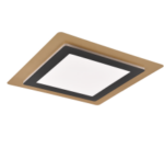 Φωτιστικό Οροφής Trio Lighting LED 46W 2700K Μαύρου Χρυσού Χρώματος – 641510280